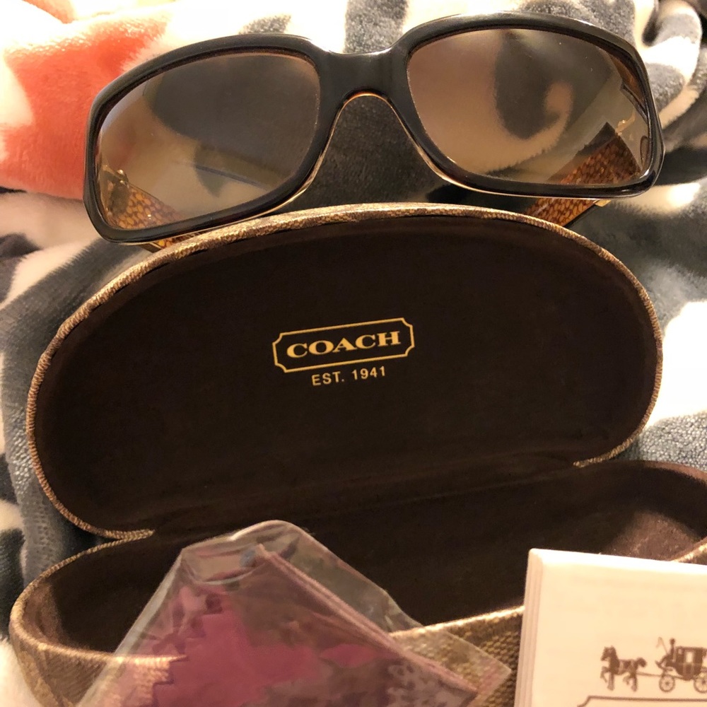 Brown Coach Sunglasses